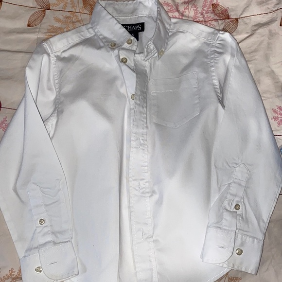 Chaps Other - White shirt size toddler 5